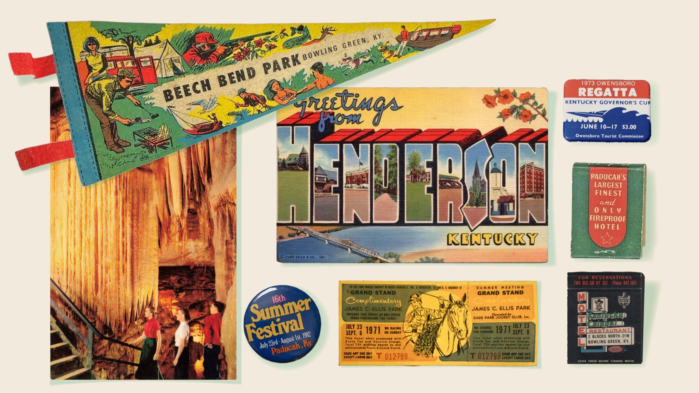 Kentucky Americana Triangle Ephemera Inspiration