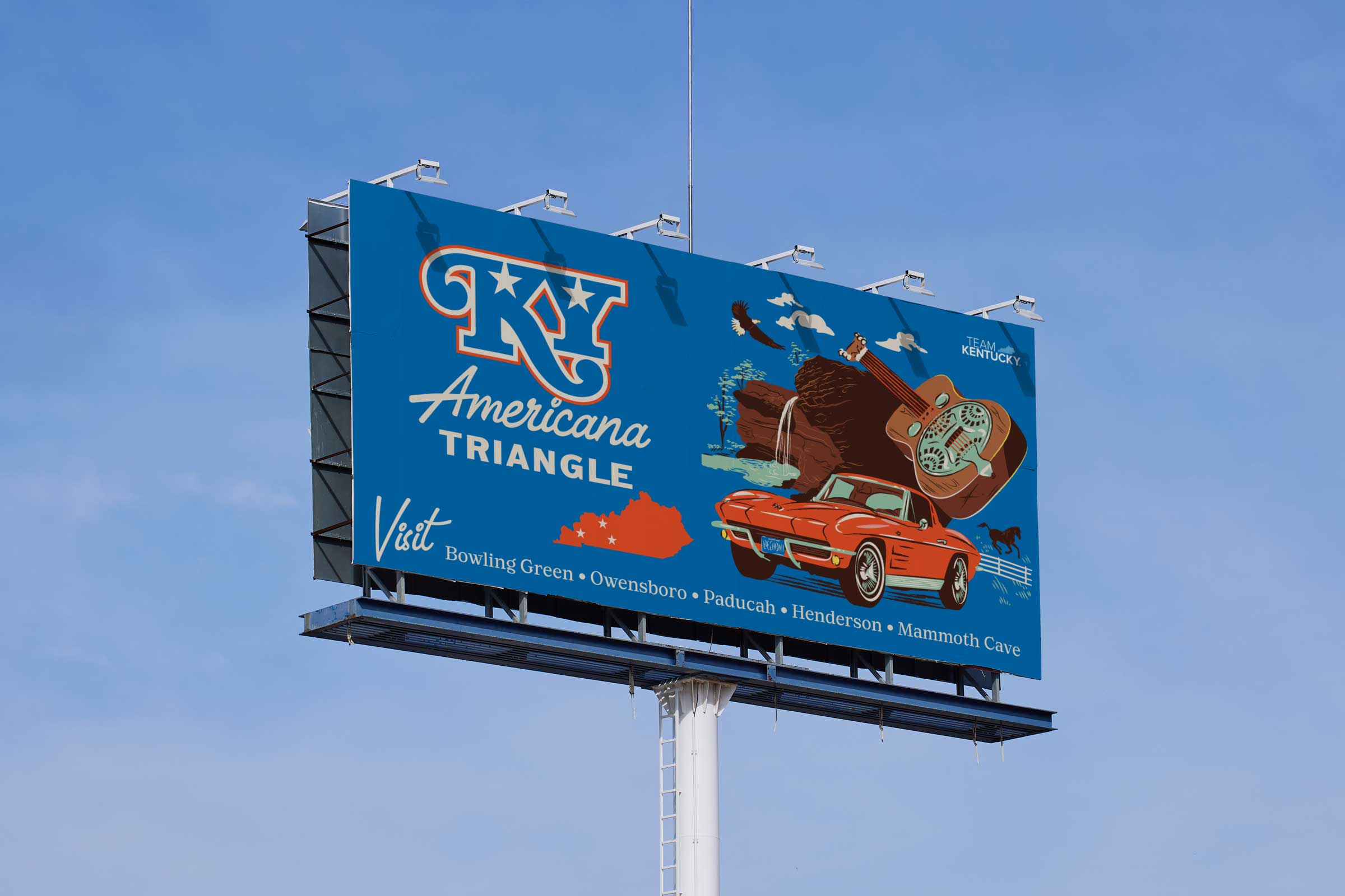 Kentucky Americana Triangle Brand Identity Hoodzpah Coomer billboard 2