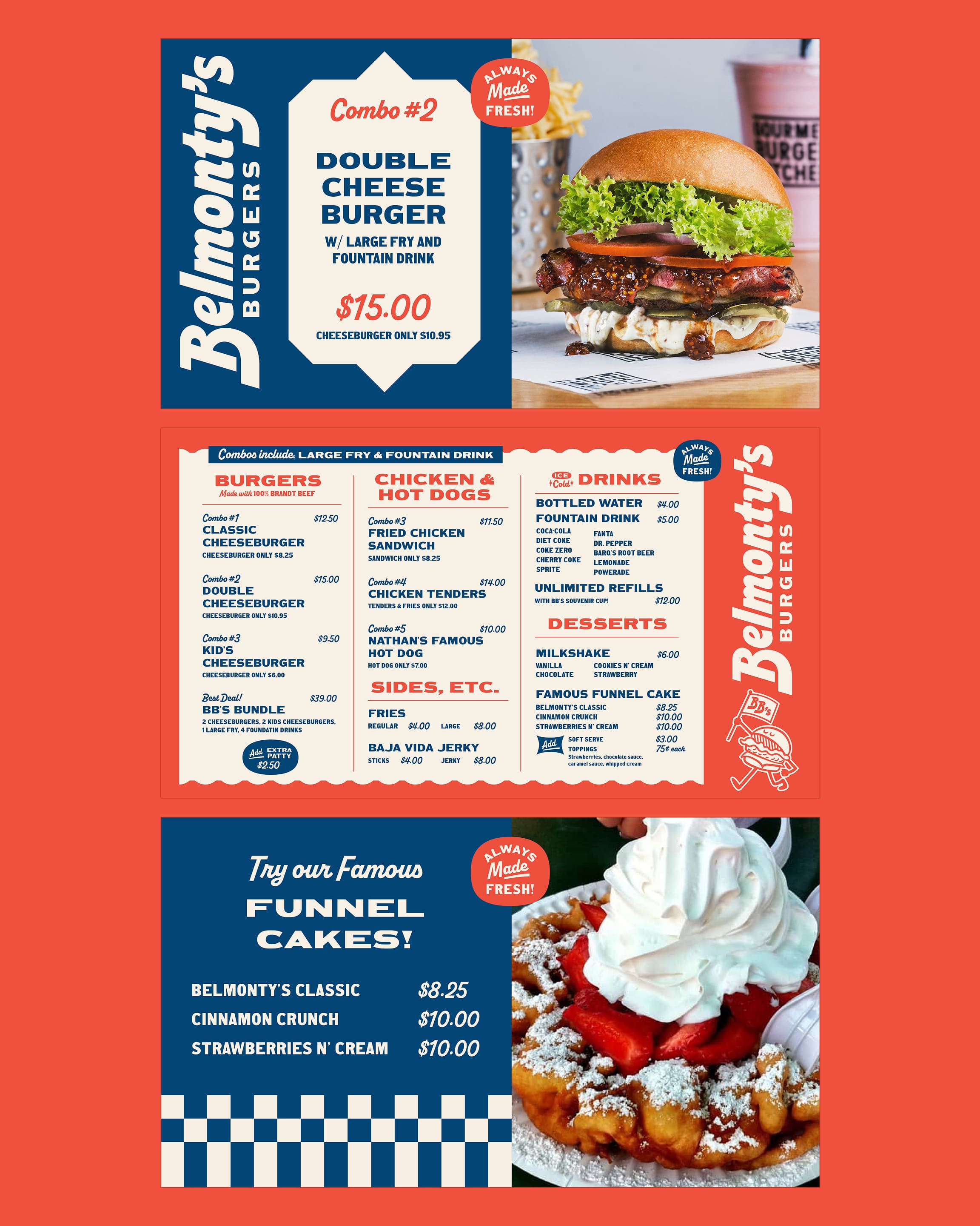 Belmontys Digital Menu