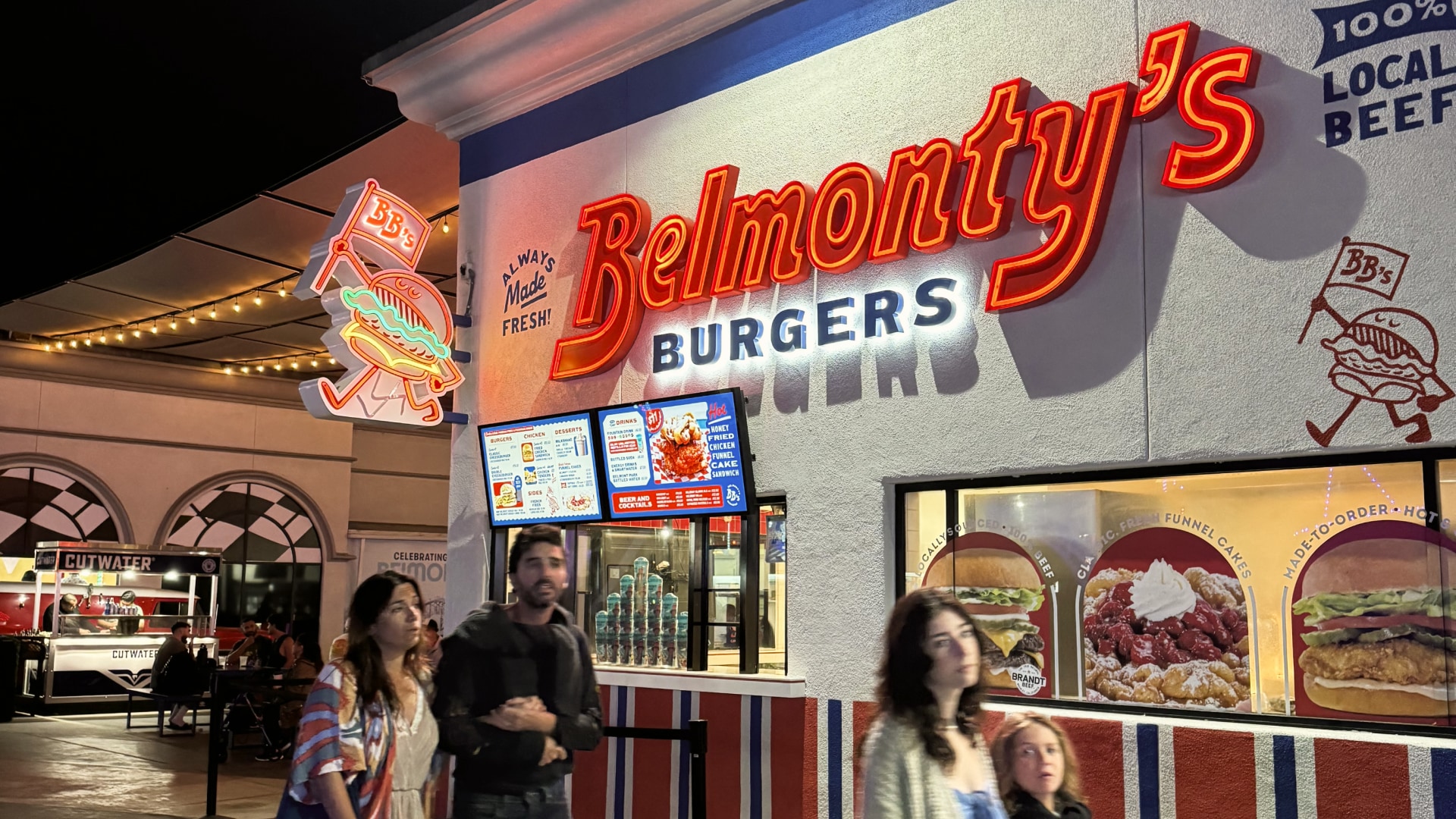 Belmontys Neon Sign
