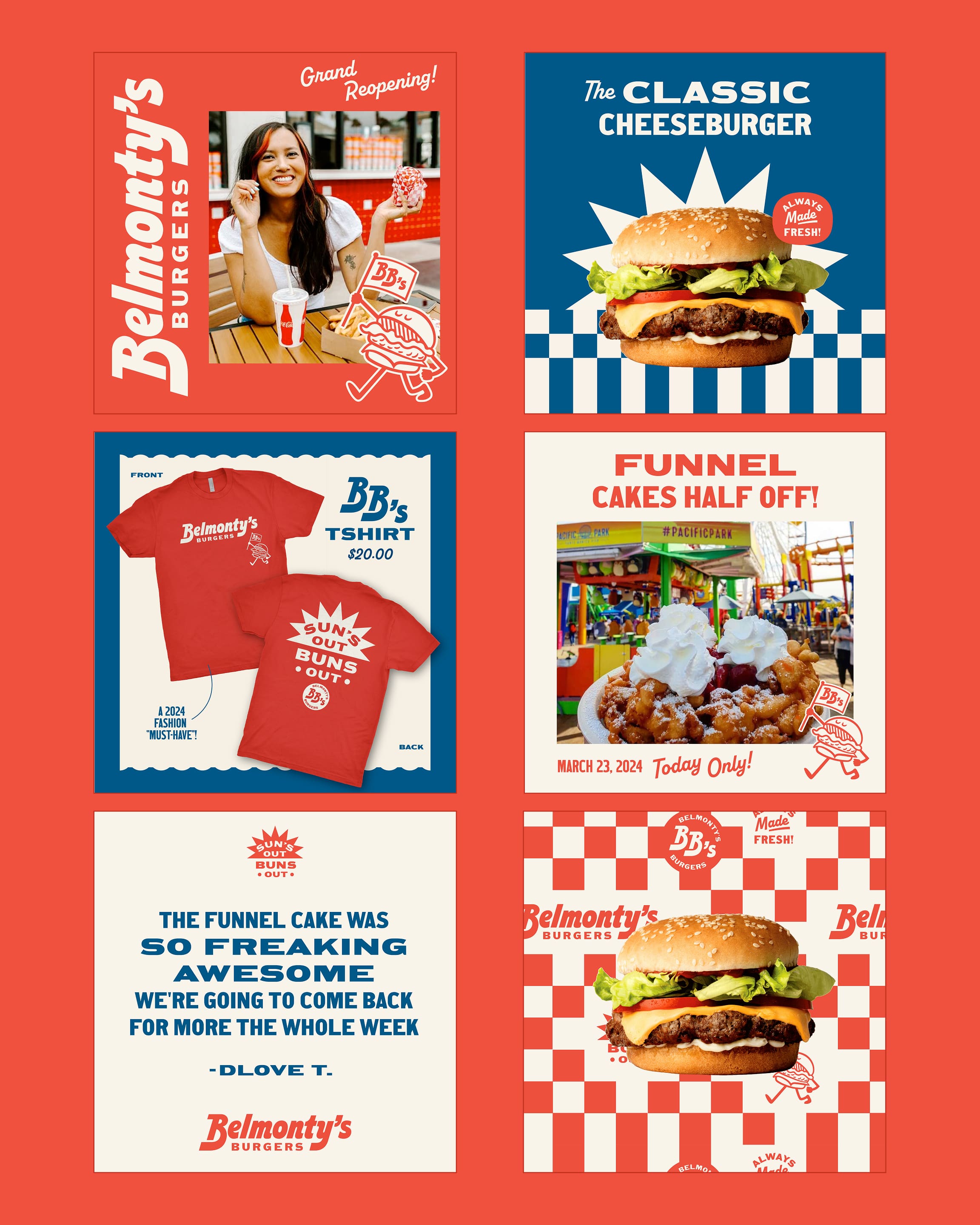 Belmontys Social posts