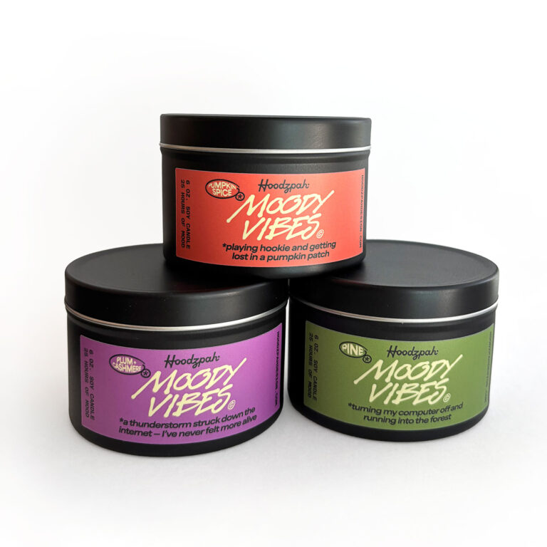 Hoodzpah Moody Vibes Candle Set 2