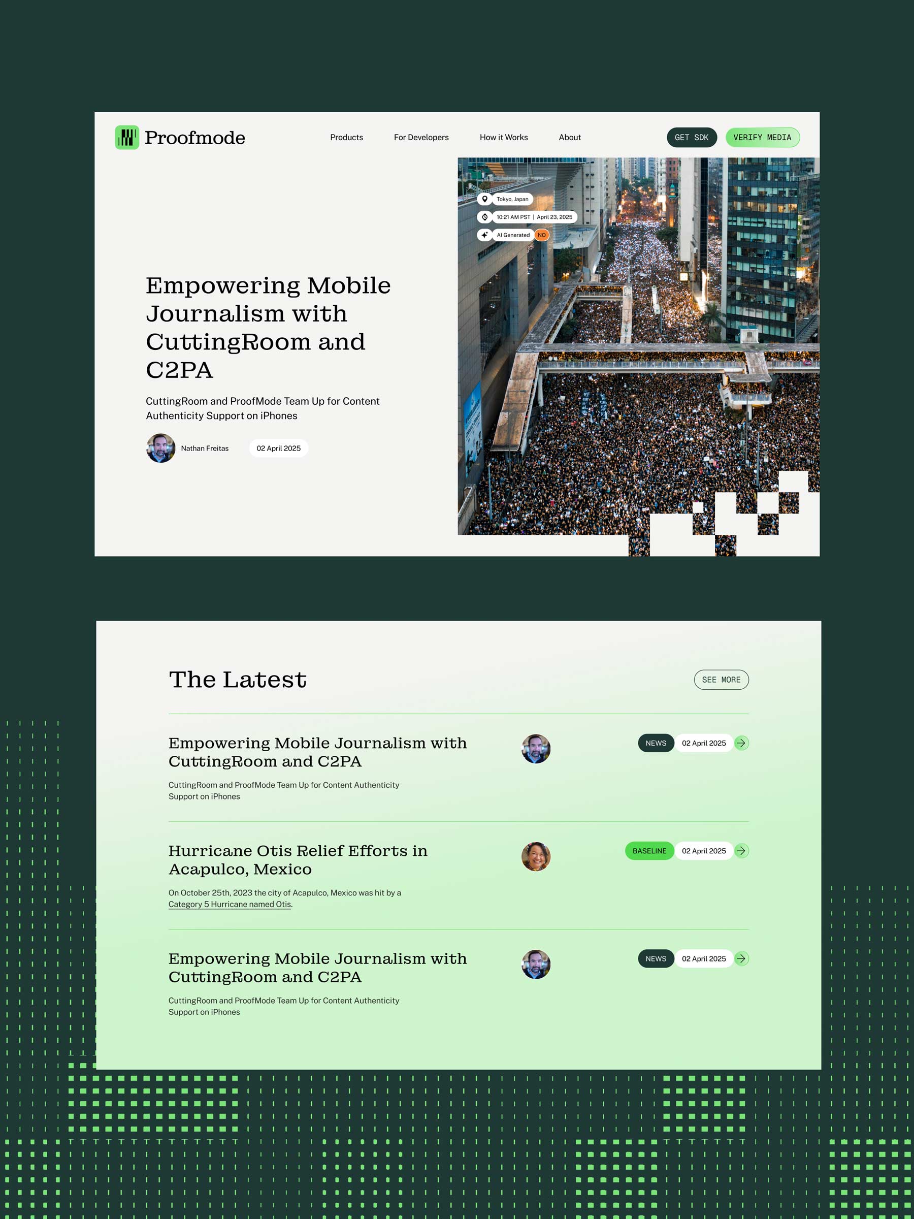 Proofmode rebrand website 16