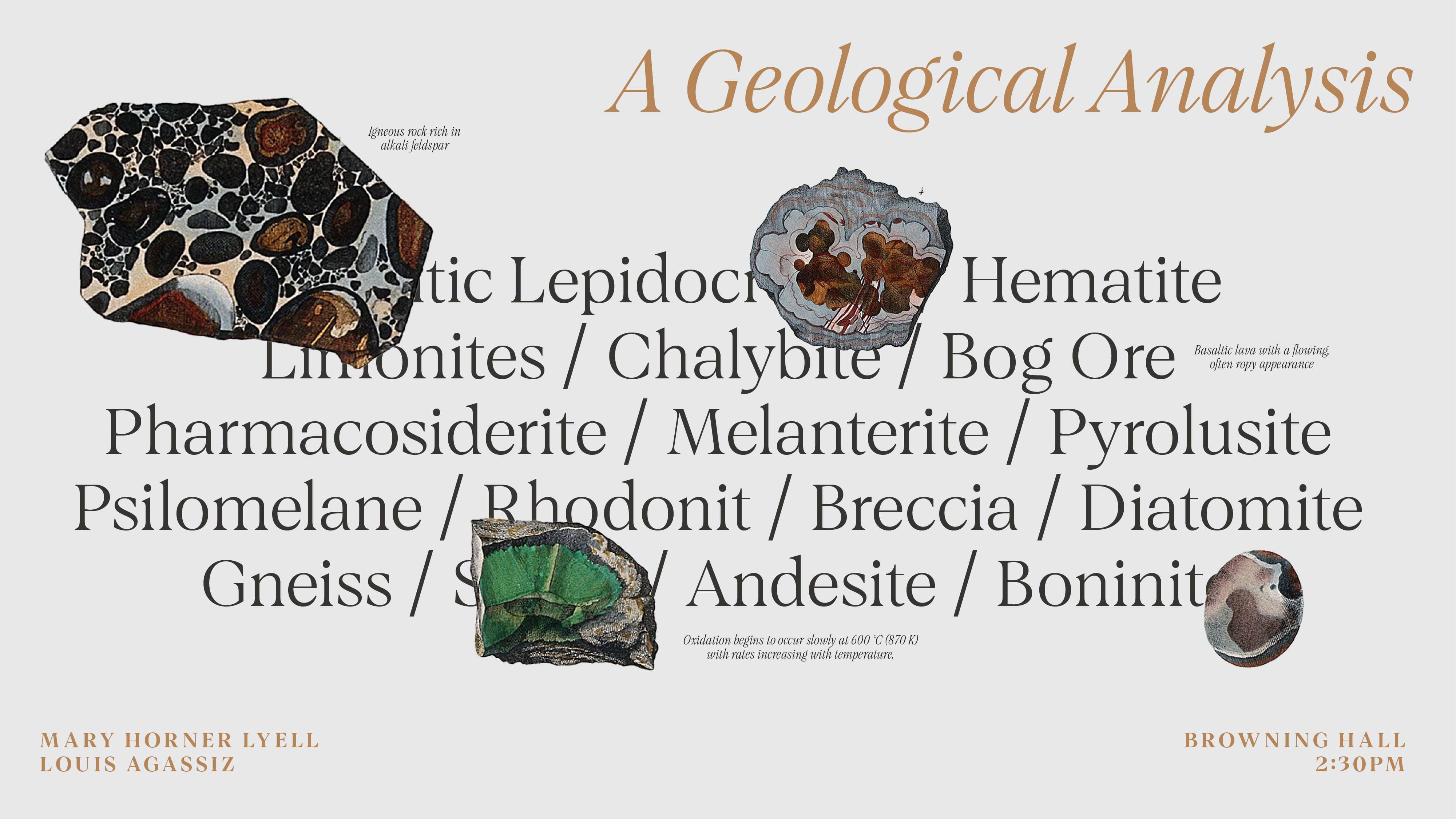 Hoodzpah Cambridge Serif Typeface Specimen Geology