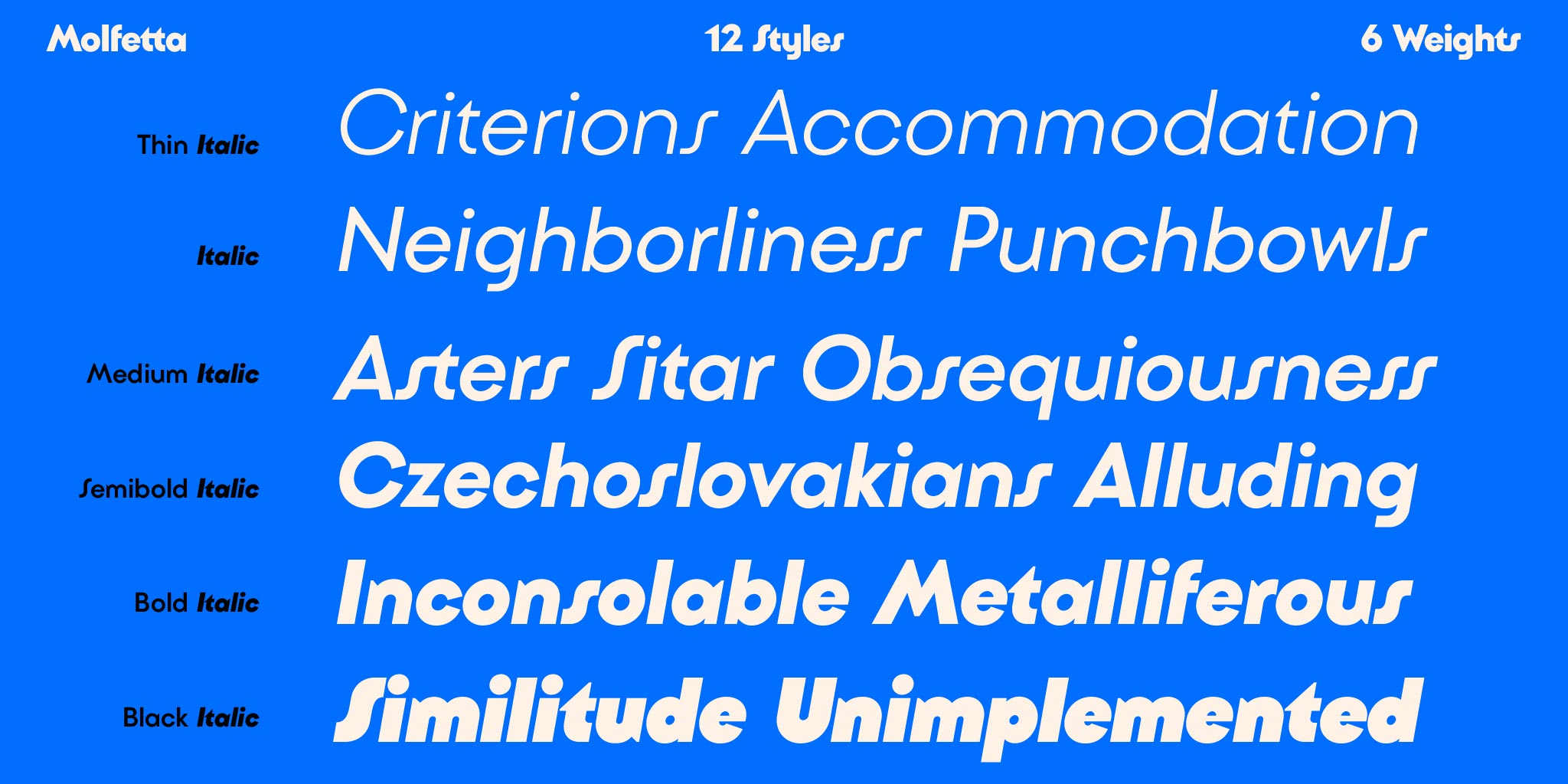 Molfetta specimen final Fort Foundry Fort Foundry Hoodzpah italics