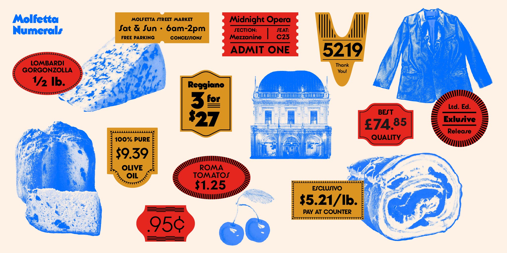 Molfetta Font Hoodzpah Fort Foundry numbers new