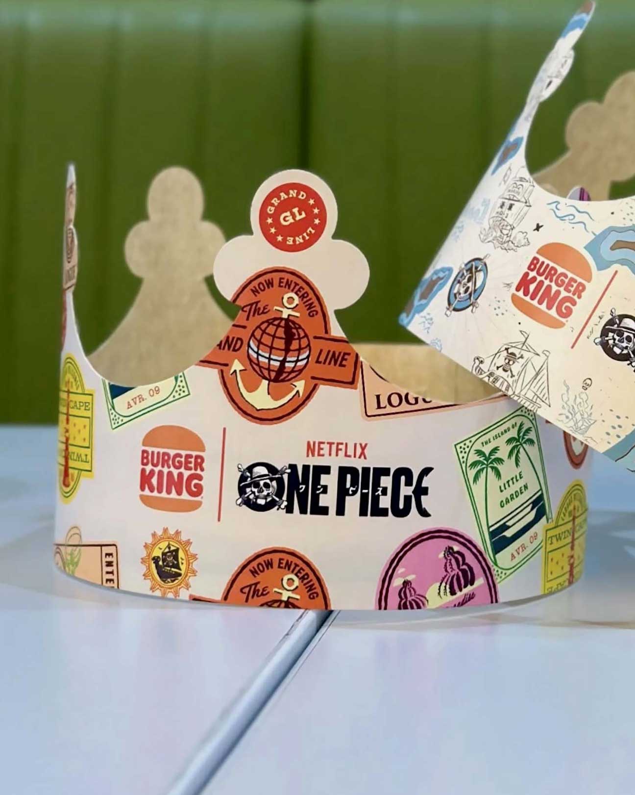 Burger King One Piece crown