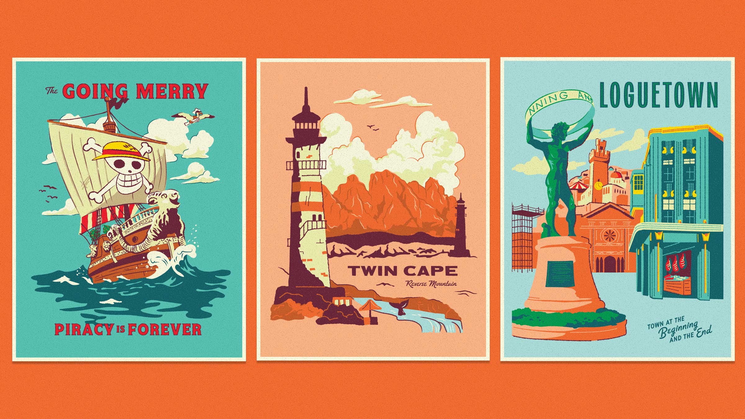 One Piece Netflix Hoodzpah Location Posters pt 2