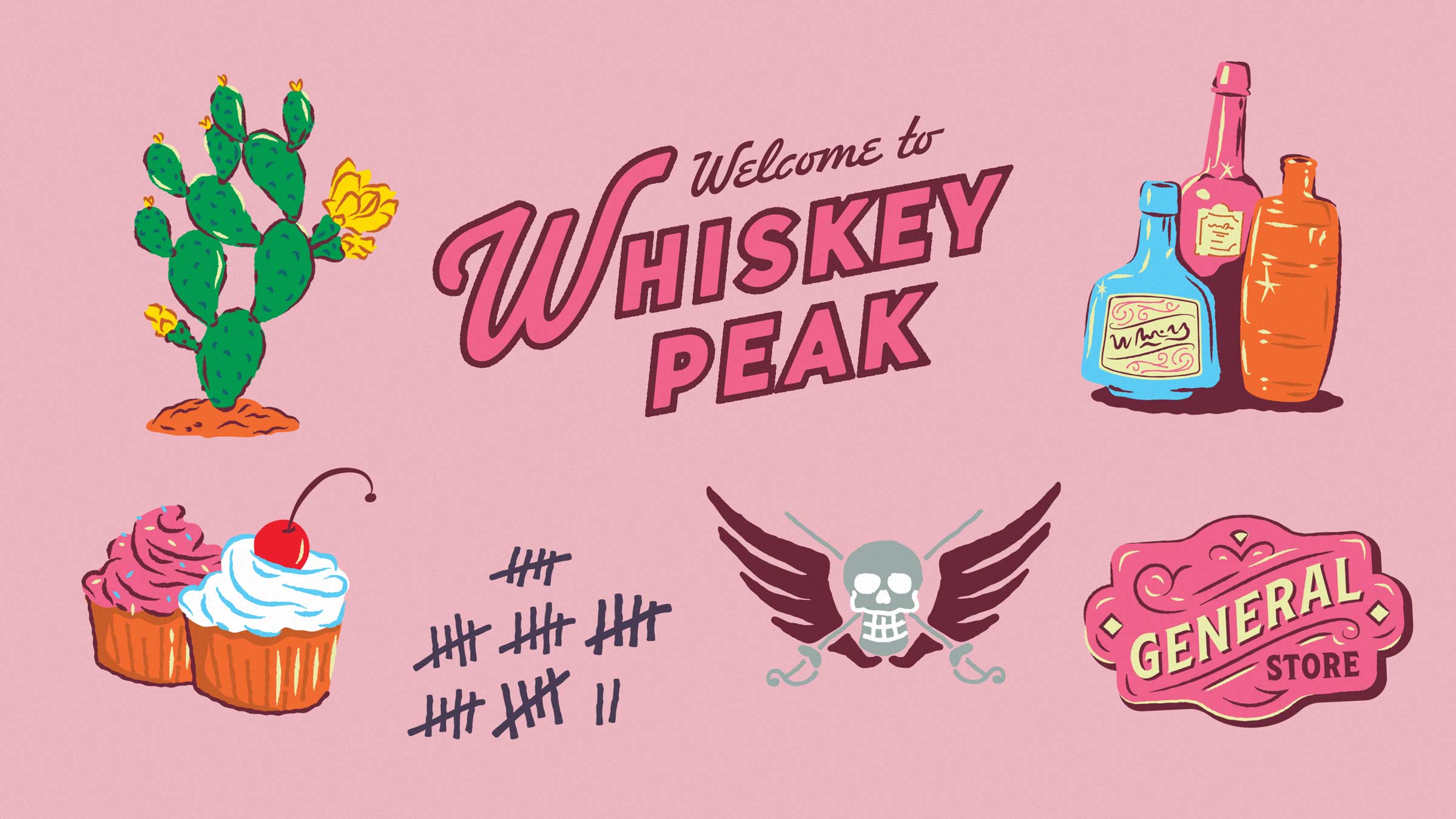Whiskey Peak Icons
