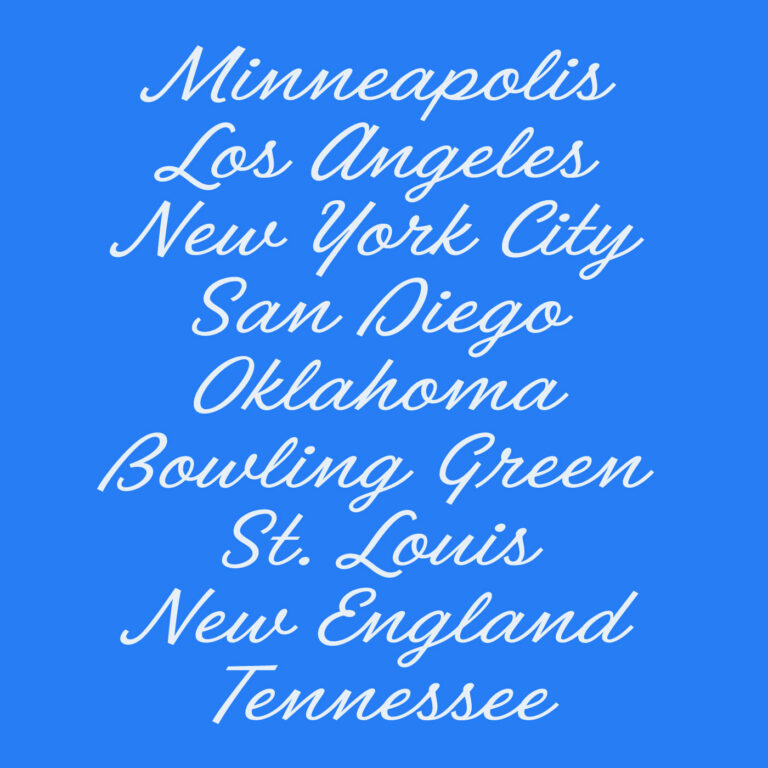 east bay script font