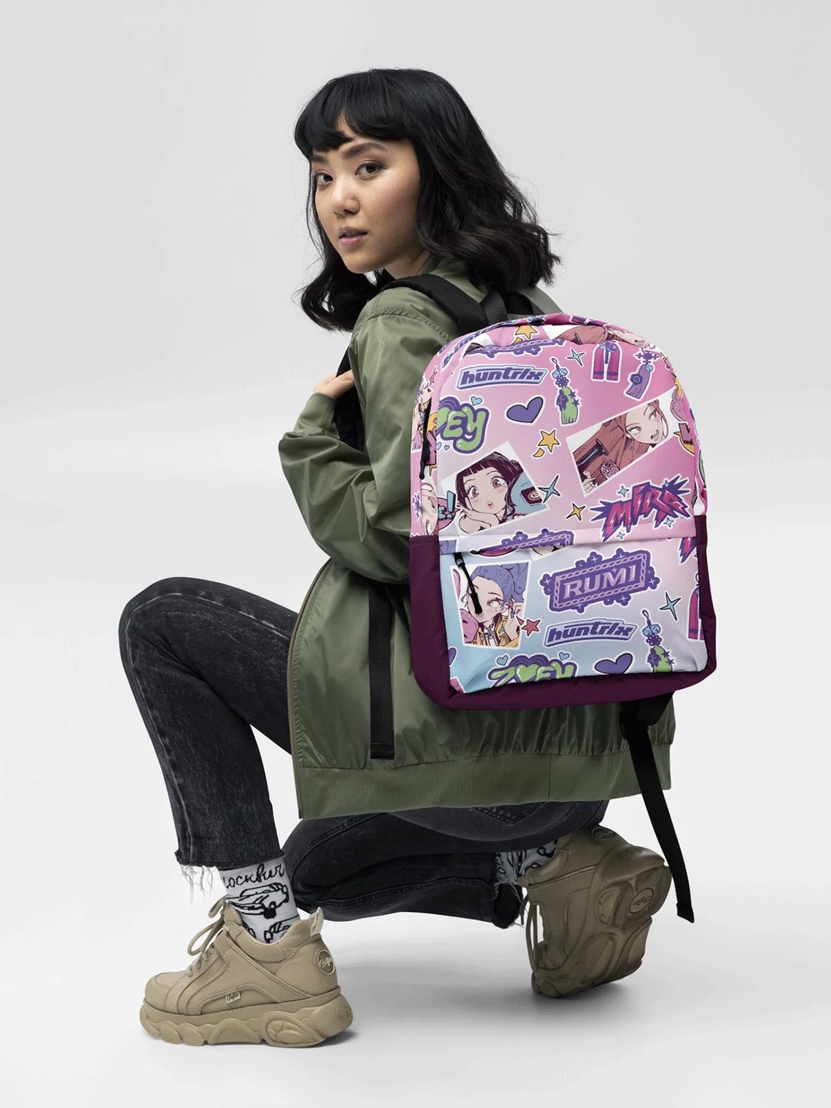 KPDH Huntrix Typographic badge merch Hoozdpah Netflix