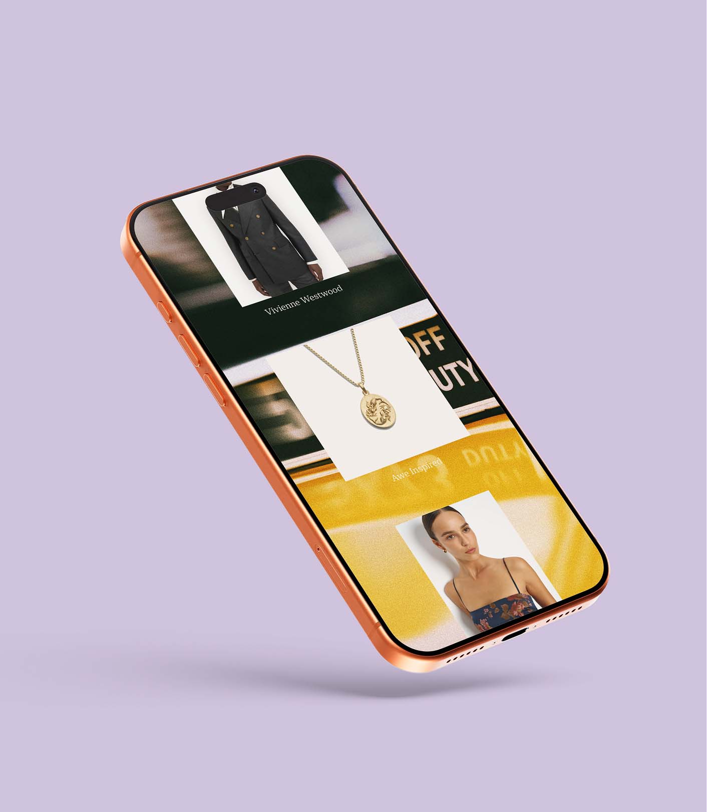 Store 260 Application Social Content Mockup on an IPhone