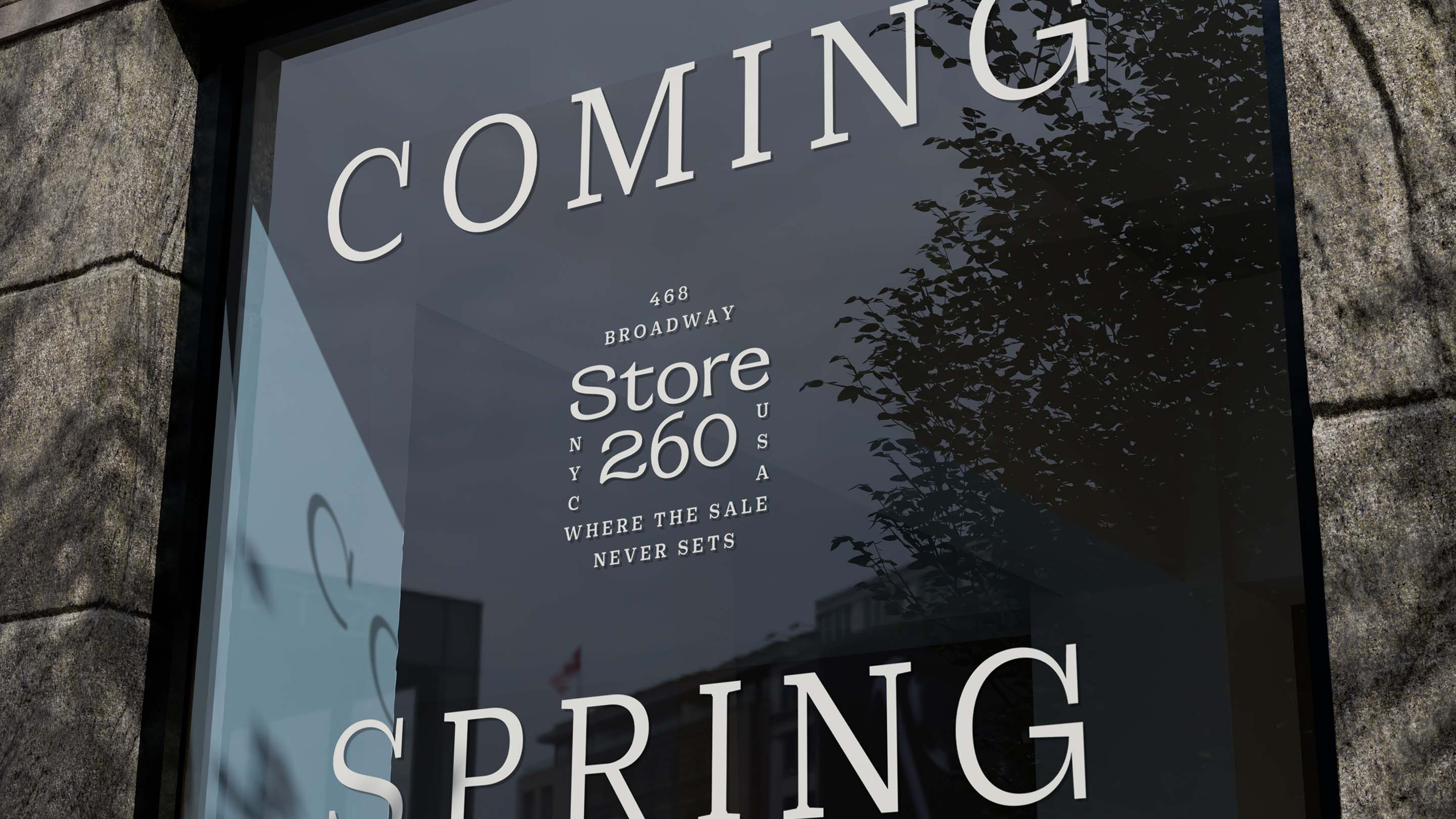 Store 260 Window Mockup