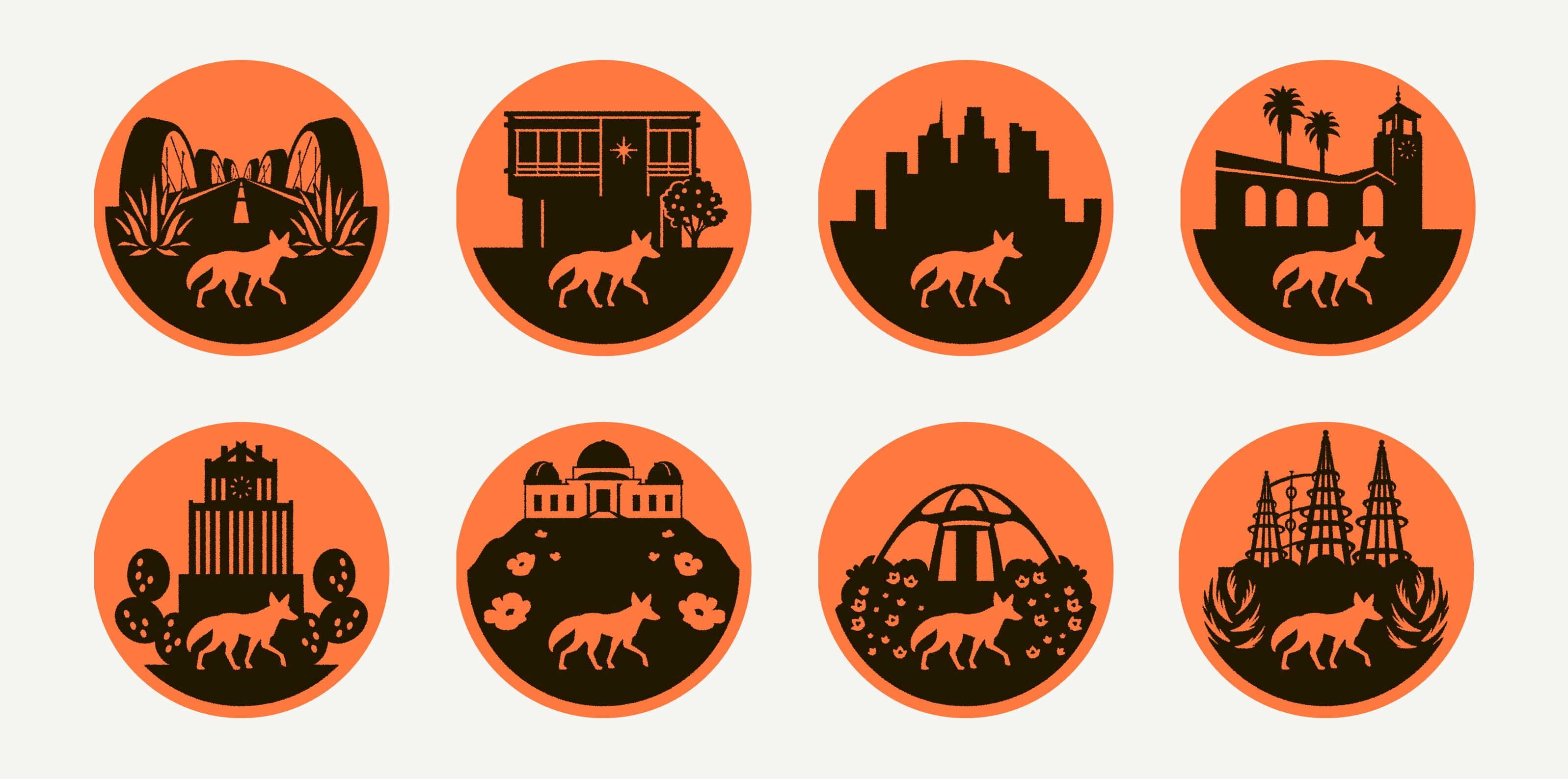 LA Material location badges - by Hoodzpah