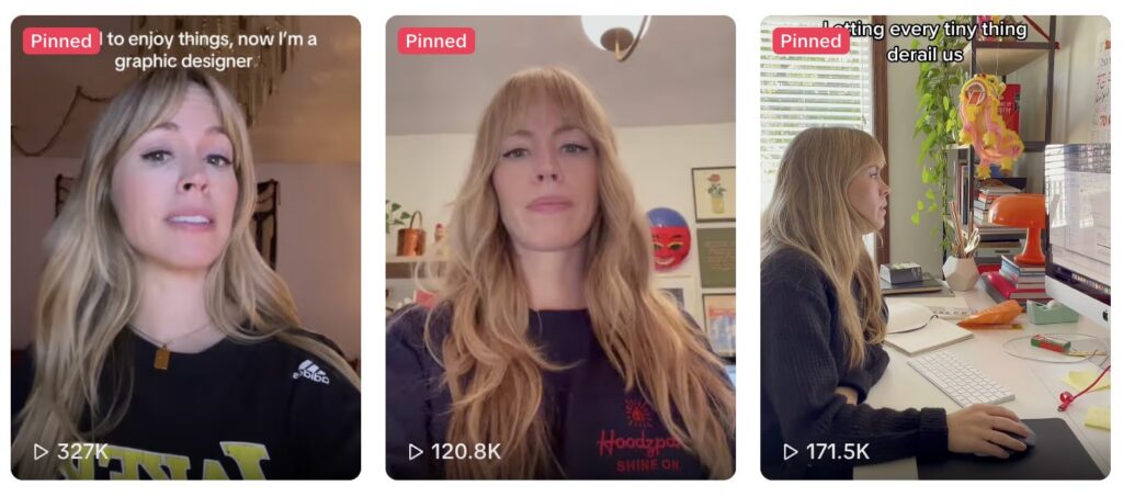 Hoodzpah video thumbnails on TikTok